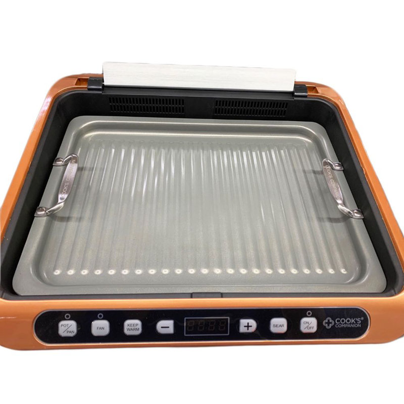 Cook's Companion 14" Smokeless Indoor and Induction Station Electric